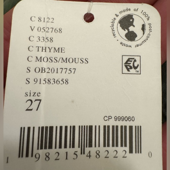 NWT Free People We The Free Libre Wide-Leg Jeans - thyme green - 25, 27 - Picture 12 of 12